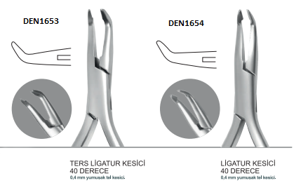 ORTODONTİ LİGATÜR KESİCİ 40 DERECE