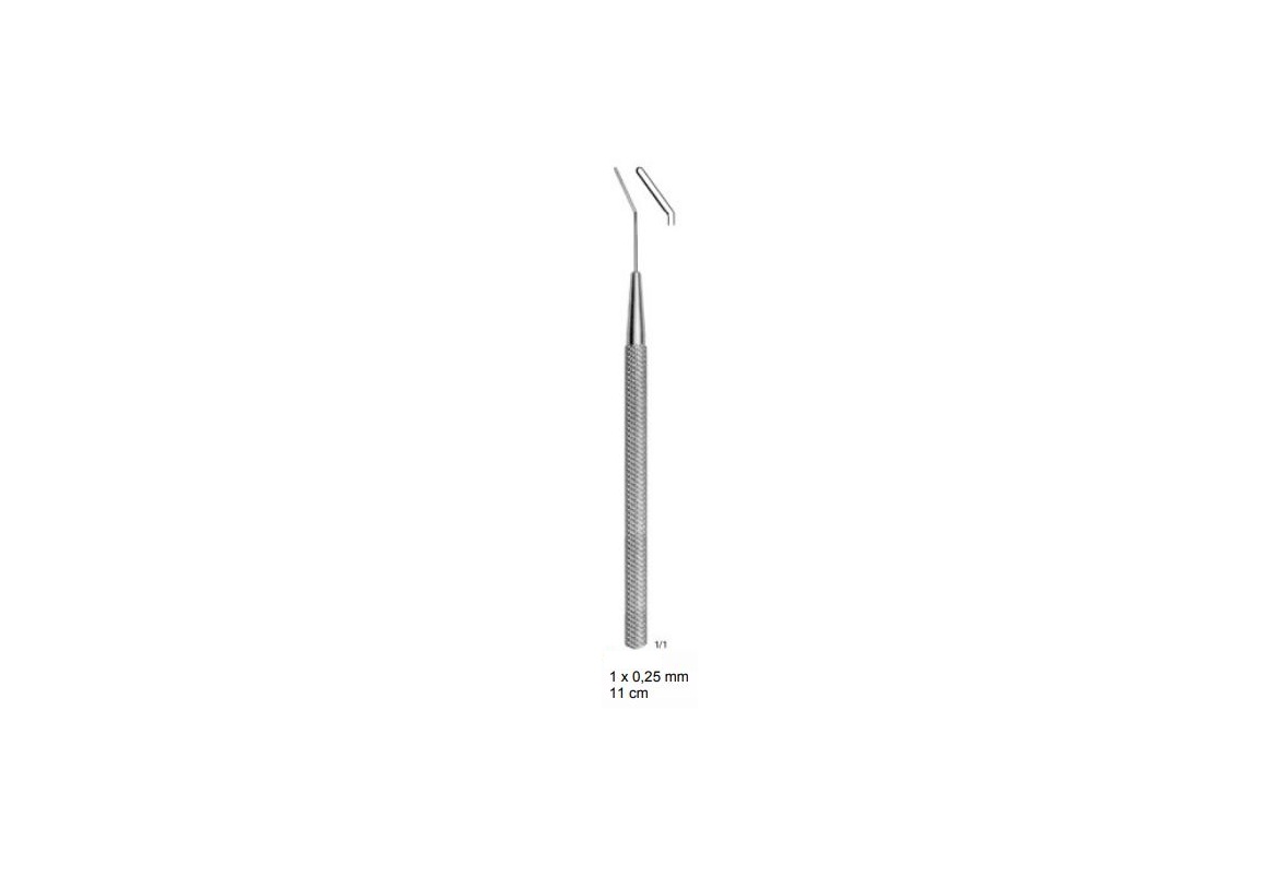 SPATULA EĞRİ 1 X 0.25MM 11CM